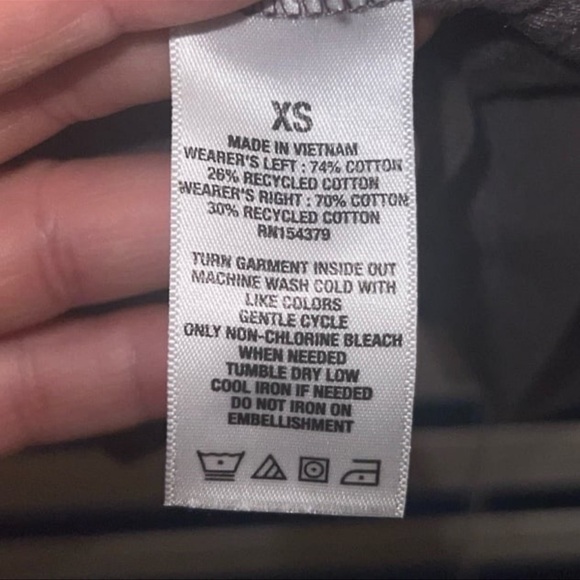 AEROPOSTALE “THE OG” TEE COLLECTION SPORTS SPLICED CROPPED BOYFRIEND TEE//SZ XS - Picture 5 of 5